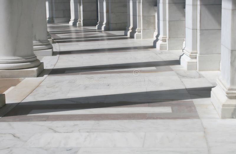 Inside view of the amphitheater in front of the tomb of the unknown soldier, Arlington Cemetery, VA. Inside view of the amphitheater in front of the tomb of the unknown soldier, Arlington Cemetery, VA