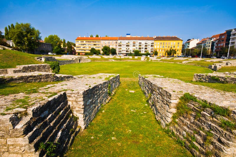 Remains Roman Amphitheater Budapest Stock Photos - Free & Royalty-Free ...