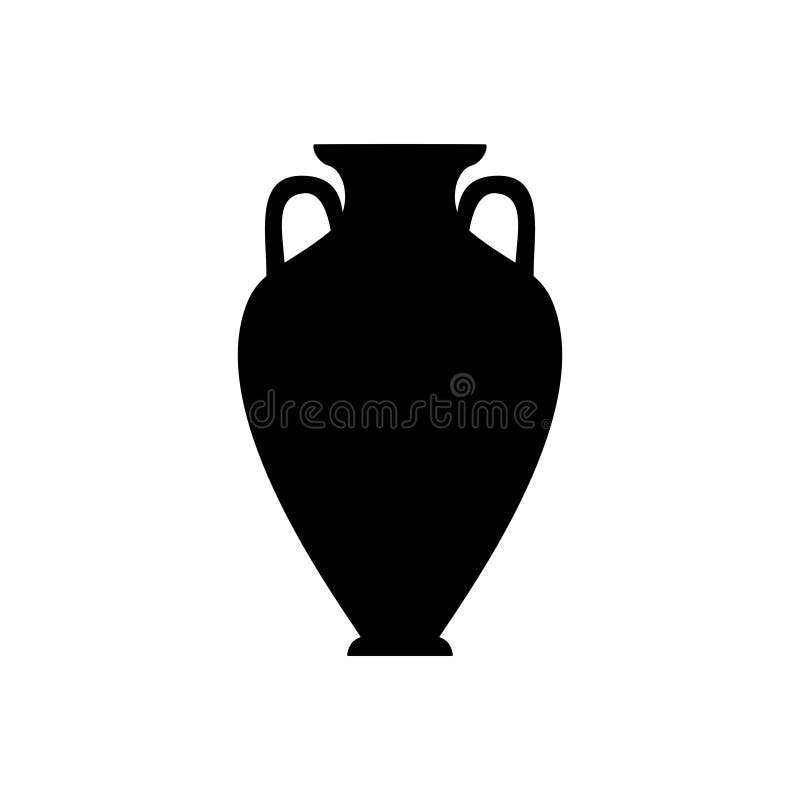 Amphora and background stock vector. Illustration of classic - 190638962