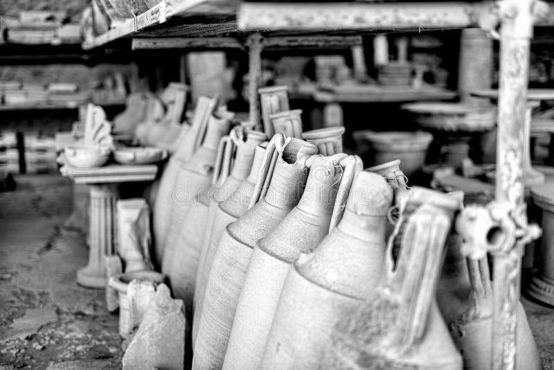 Amphora Wine Vessels stock photo. Image of antique, pompei 102288342