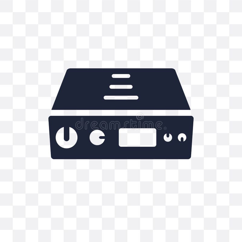 Amplifier Transparent Icon. Amplifier Symbol Design from Music C Stock