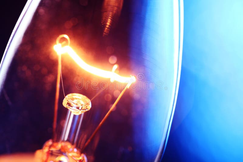 Ampoule de tungstène photo libre de droits