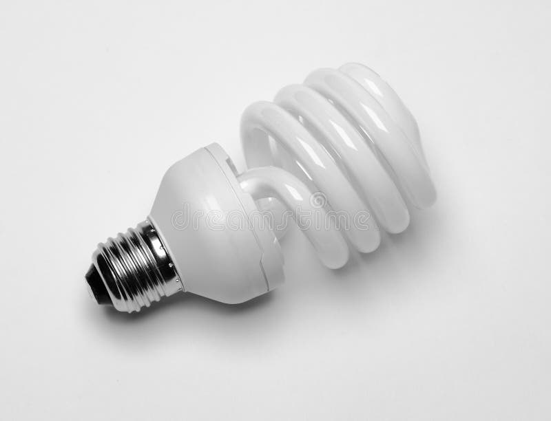 Ampoule Fluorescente Compacte Photo stock Image du blanc, rétablissement 10434592