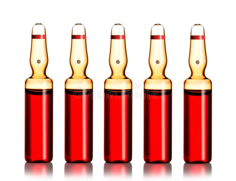 Ampoule Médicale D'isolement Image stock Image du petit, copie 33451773