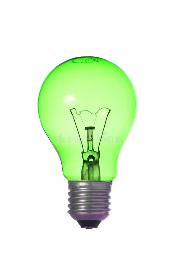 Ampoule orange image stock. Image du idée, glace, électricité 4974673