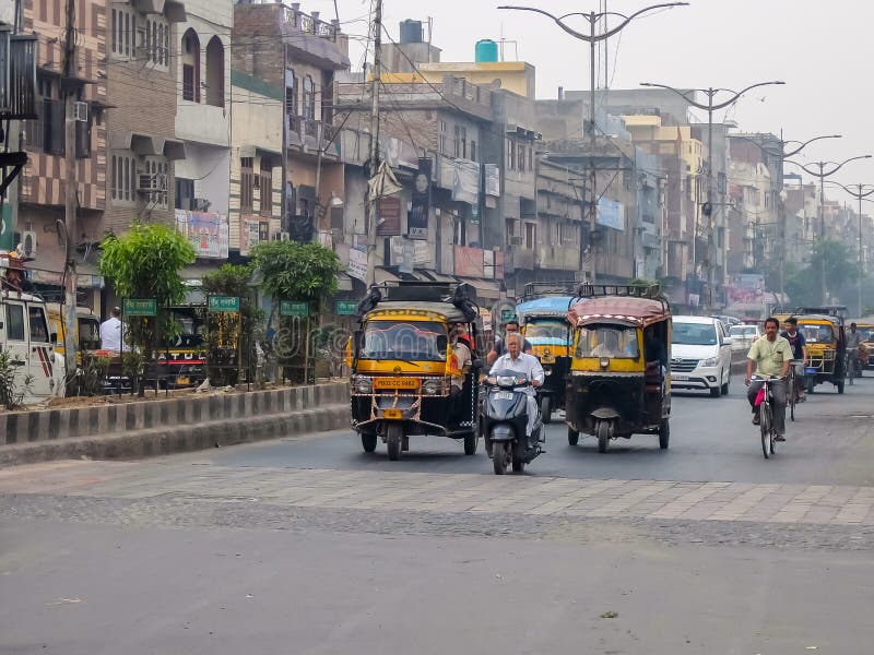 Road Traffic on the Streets of Amritsar Editorial Stock Photo - Image ...