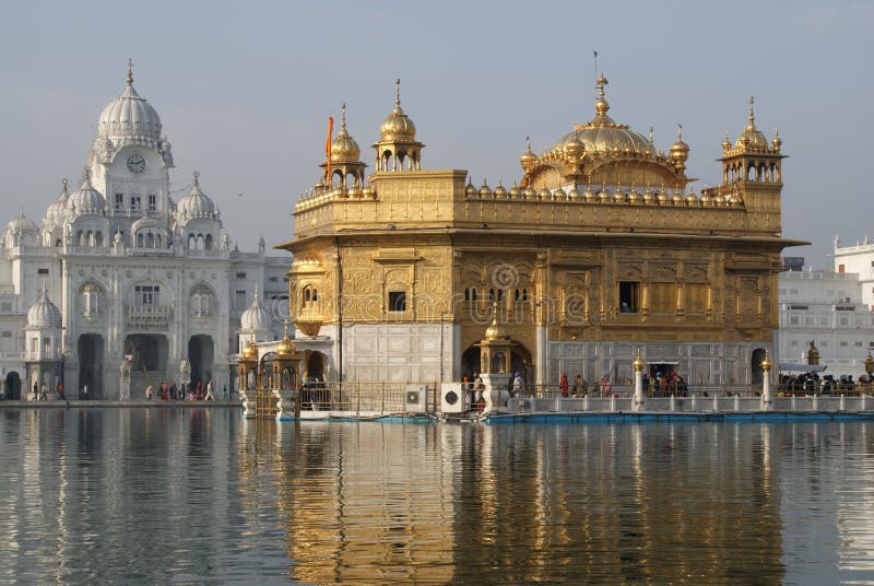 Amritsar χρυσός ναός στοκ εικόνα με δικαίωμα ελεύθερης χρήσης