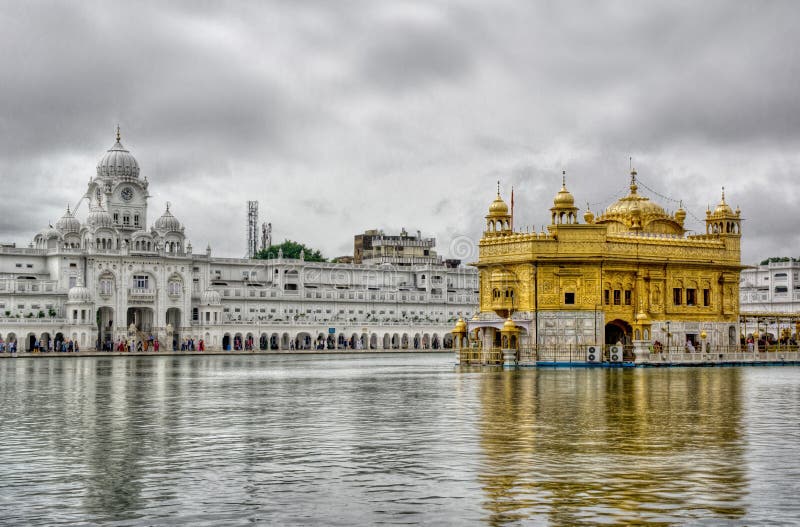 Amritsar χρυσός ναός στοκ εικόνα με δικαίωμα ελεύθερης χρήσης