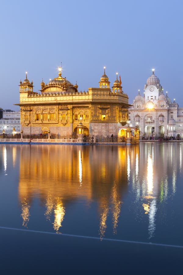 Amritsar χρυσός ναός της Ινδίας στοκ φωτογραφία