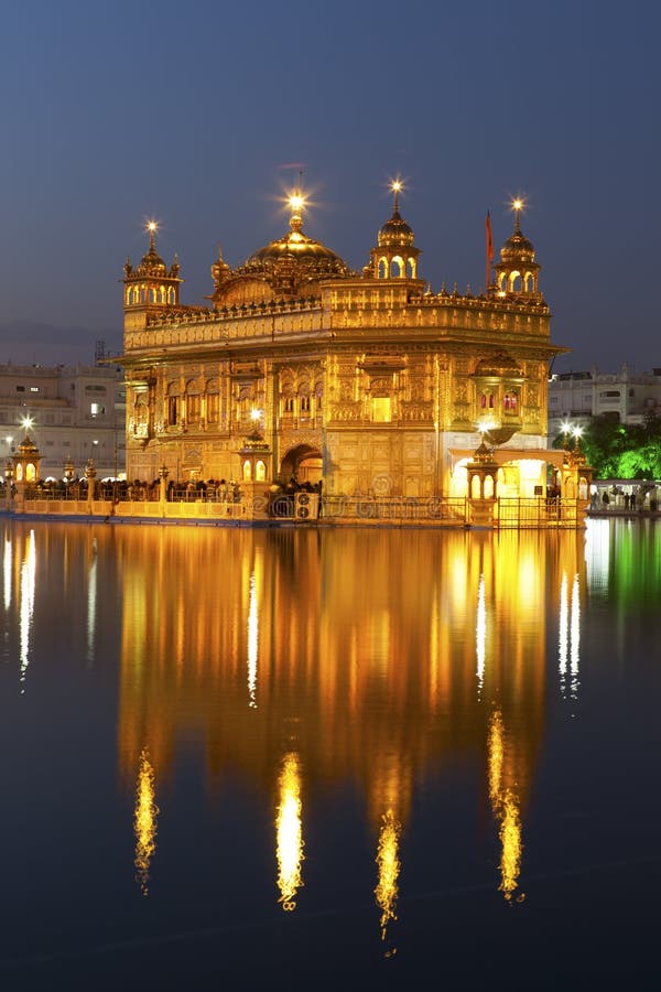 Amritsar χρυσός ναός της Ινδίας στοκ εικόνες