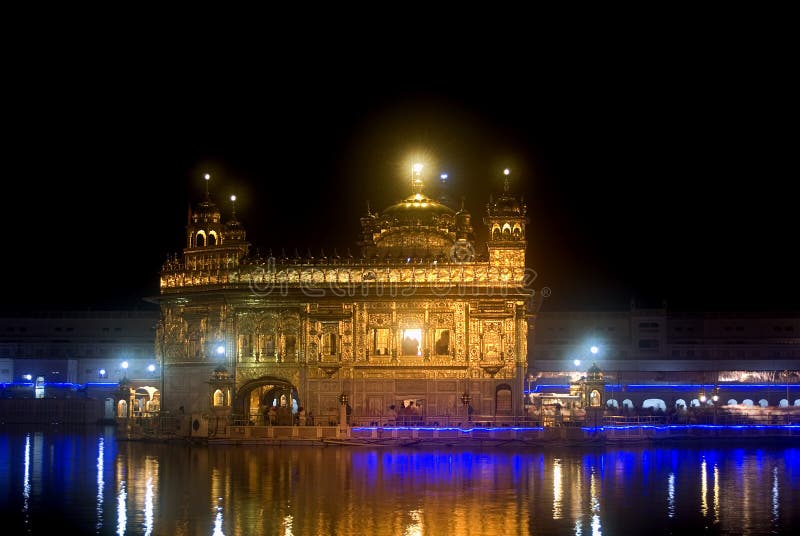 Amritsar χρυσός ναός της Ινδίας Punjab στοκ εικόνα με δικαίωμα ελεύθερης χρήσης