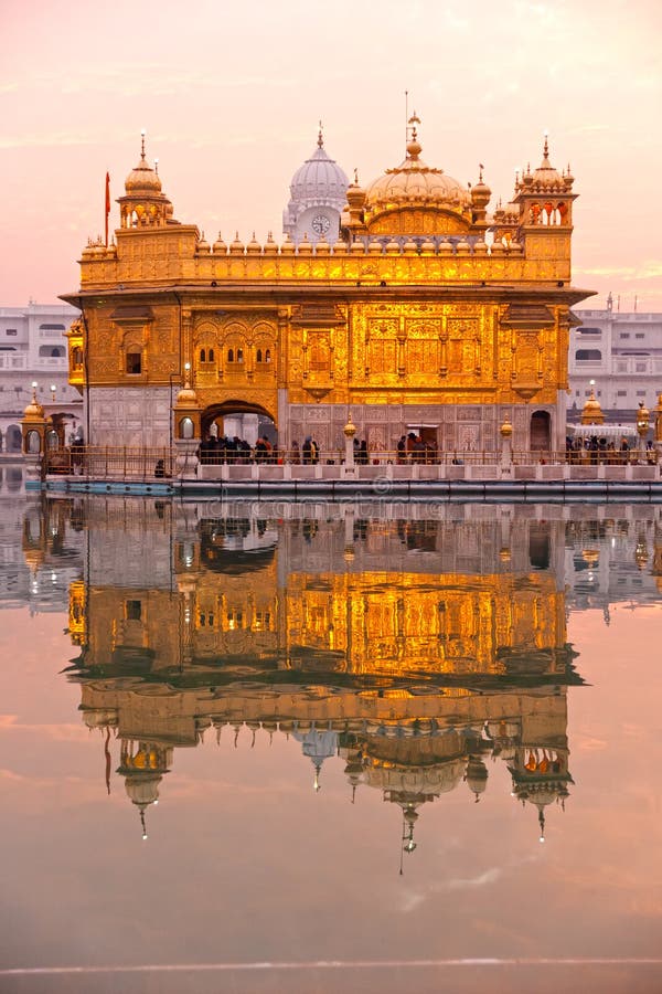 Amritsar χρυσός ναός της Ινδίας Punjab στοκ φωτογραφία με δικαίωμα ελεύθερης χρήσης