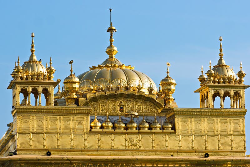 Amritsar χρυσός ναός της Ινδίας Punjab στοκ εικόνες