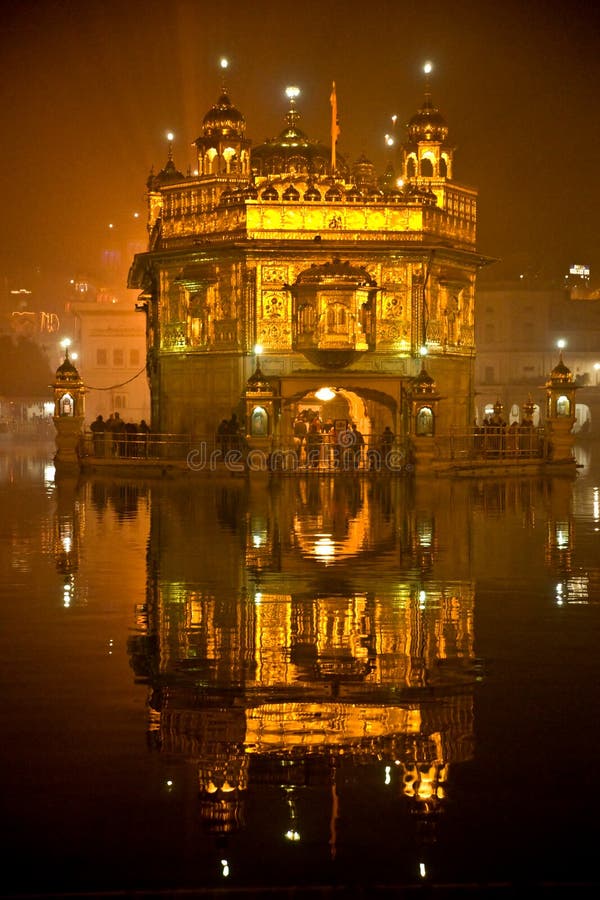 Amritsar χρυσός ναός της Ινδίας Punjab στοκ εικόνες