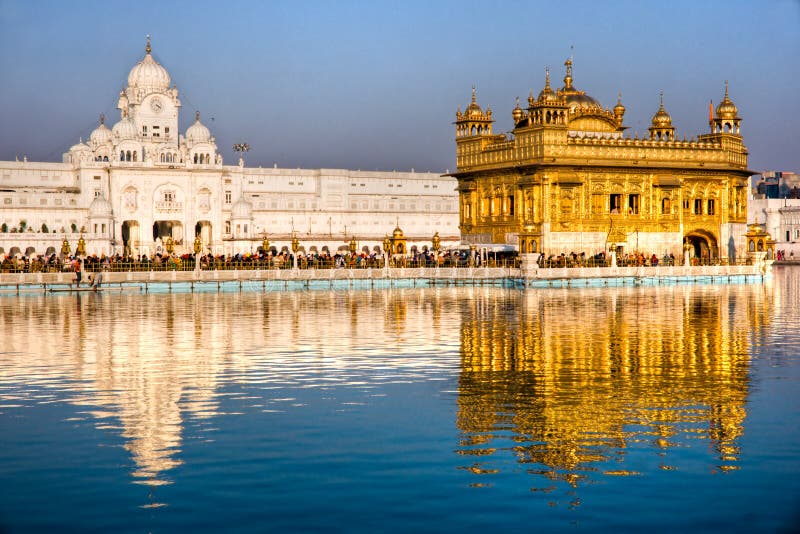 Amritsar χρυσός ναός της Ινδίας Punjab στοκ εικόνες με δικαίωμα ελεύθερης χρήσης