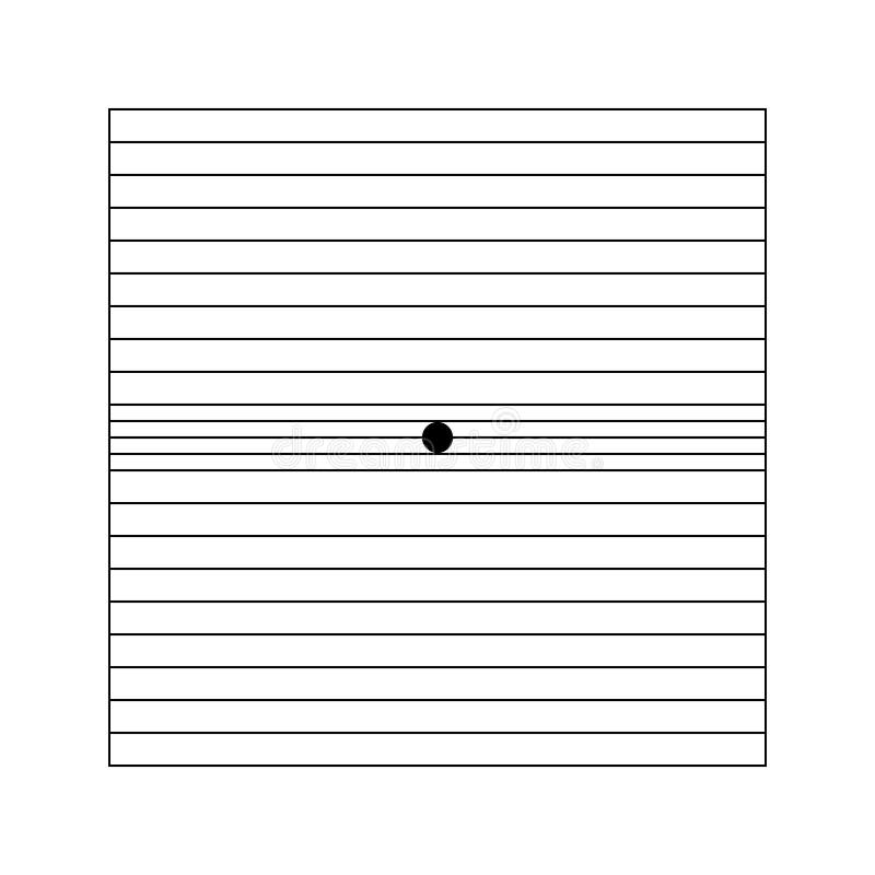 Amsler Eye Scotoma Test Grid. Vector Printable Chart Retina Examination.  Grid with Dot in Centre. Vision Control Stock Vector - Illustration of  black, doctor: 241642272