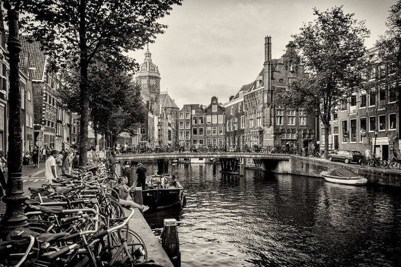 Amsterdam canals and bridges