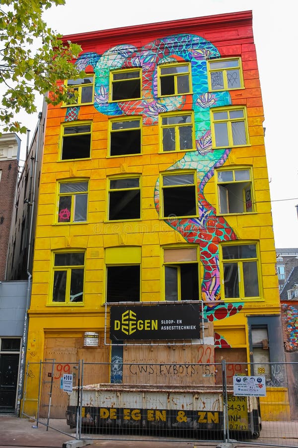 Amsterdam building art in historic city centre. Netherlands stock photography Amsterdam building art in historic city centre. Netherlands stock photography