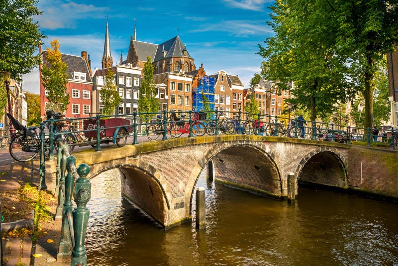 Amsterdam cityscape