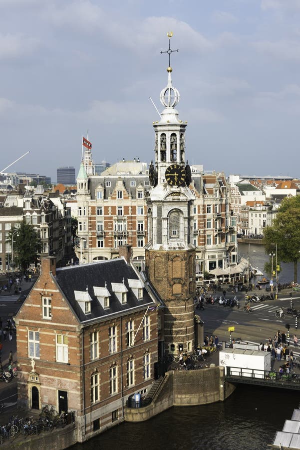Amsterdam d'en haut, les Pays-Bas photos stock Amsterdam d'en haut, les Pays-Bas photos stock