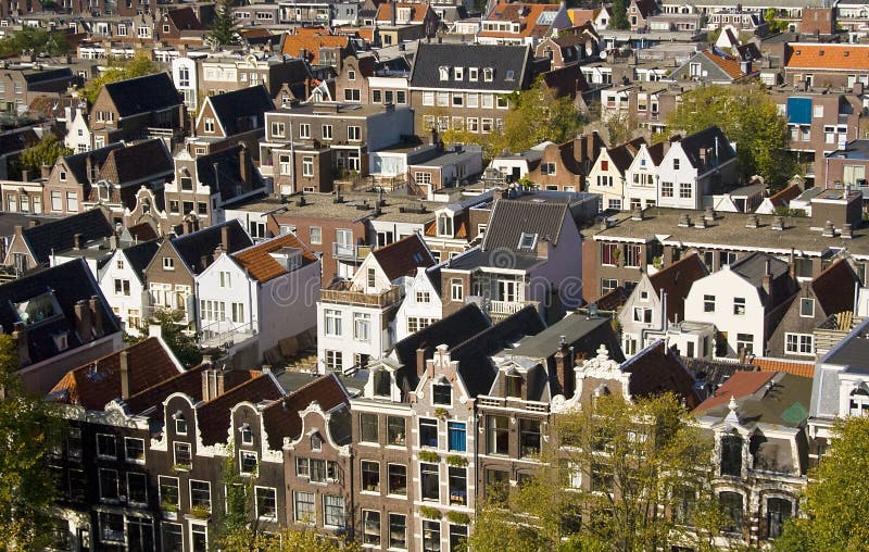 Amsterdam de arriba foto de archivo libre de regalías Amsterdam de arriba foto de archivo libre de regalías