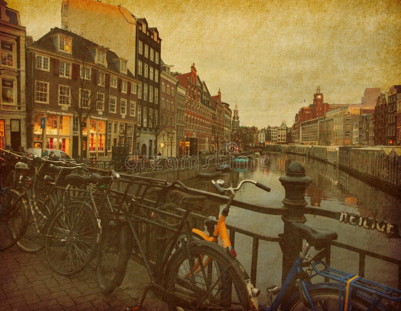 Amsterdam stock illustration