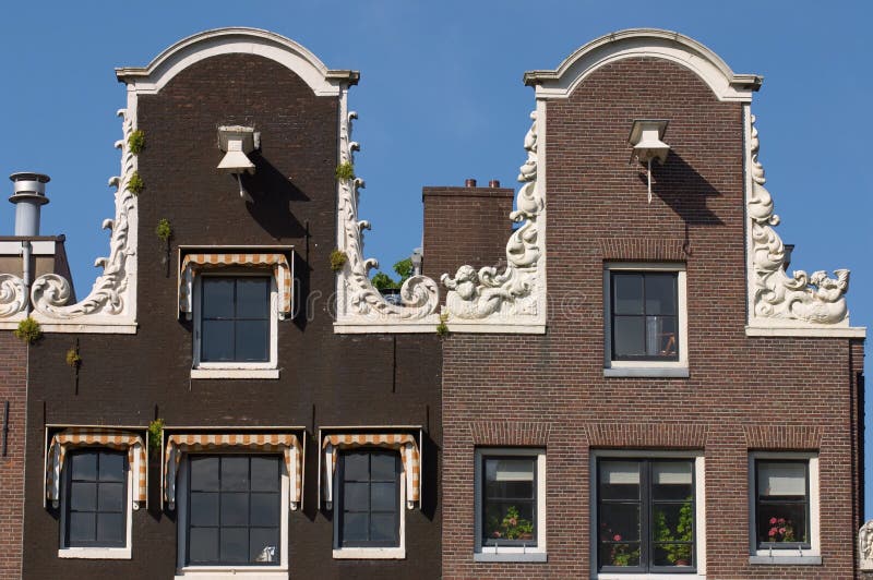 Amsterdam-Kanal-Häuser