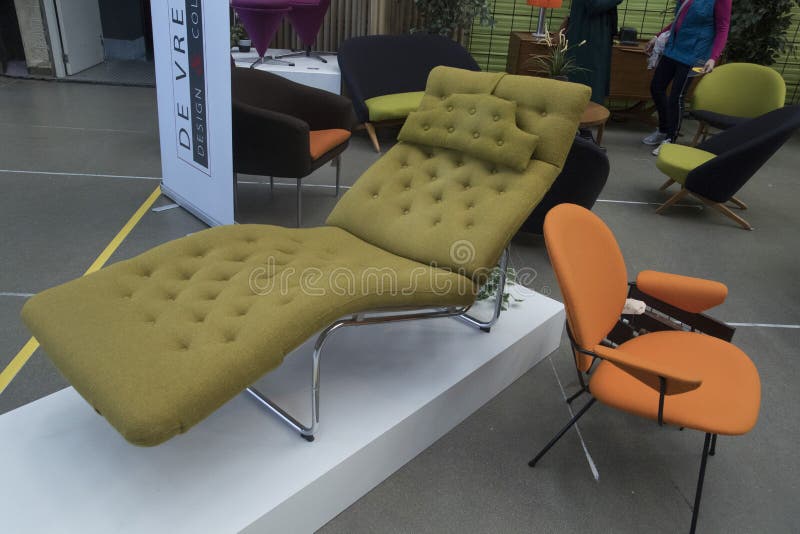 Designer Furniture At A Trade Show Editorial Image Image Of