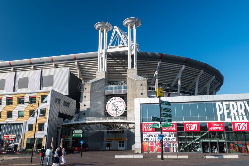 Ajax Fotball Club Shop Interior On Amsterdam Arena, Netherlands Stock  Photo, Picture and Royalty Free Image. Image 78297711.