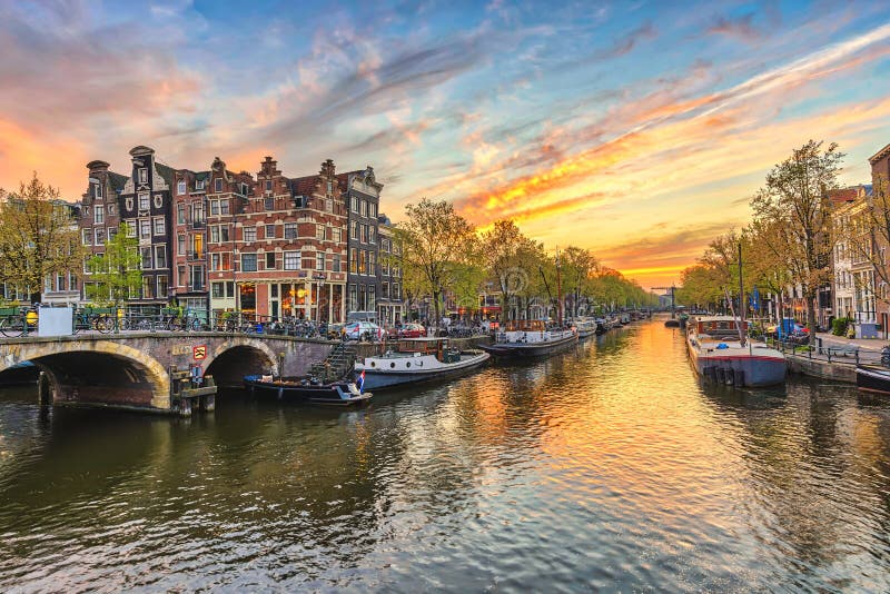 Amsterdam-Sonnenuntergang