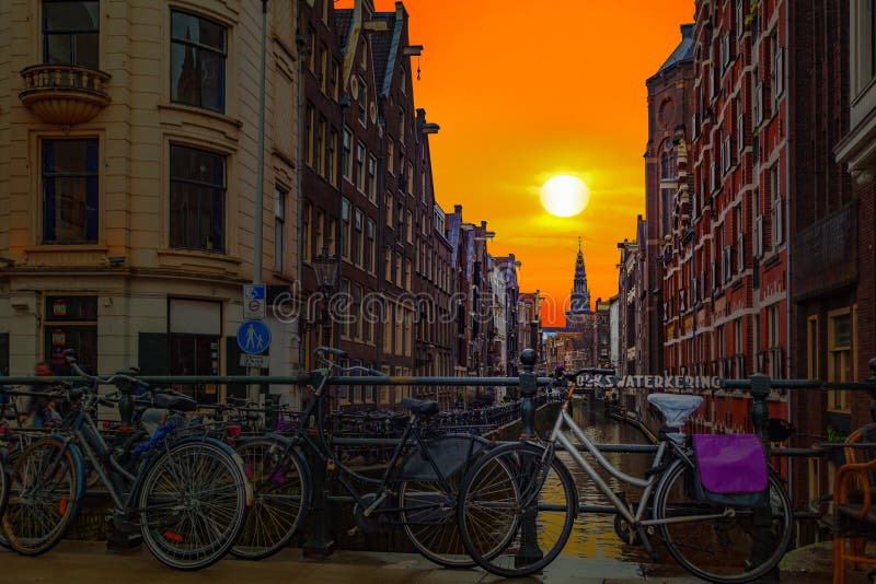 Amsterdam sunset