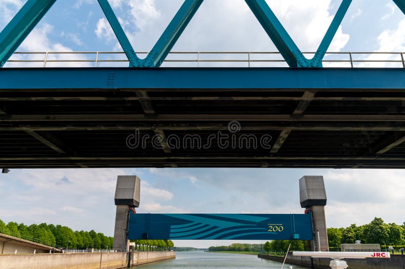 Marijkesluis Locks on the AmsterdamRhine Canal Editorial Stock Photo