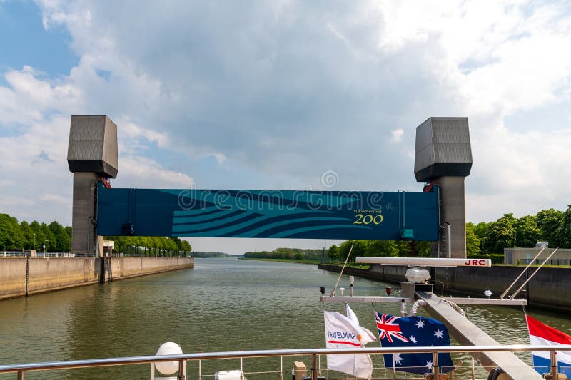 Marijkesluis Locks on the AmsterdamRhine Canal Editorial Image Image