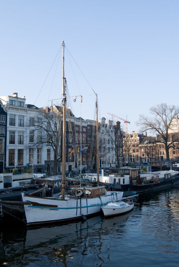 Amsterdam typical boats