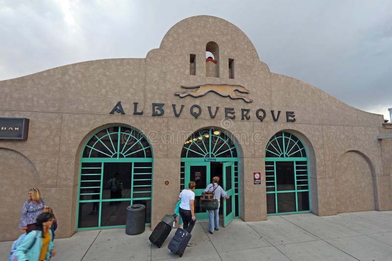 Amtrak-Bahnstation in Albuquerque, New Mexiko