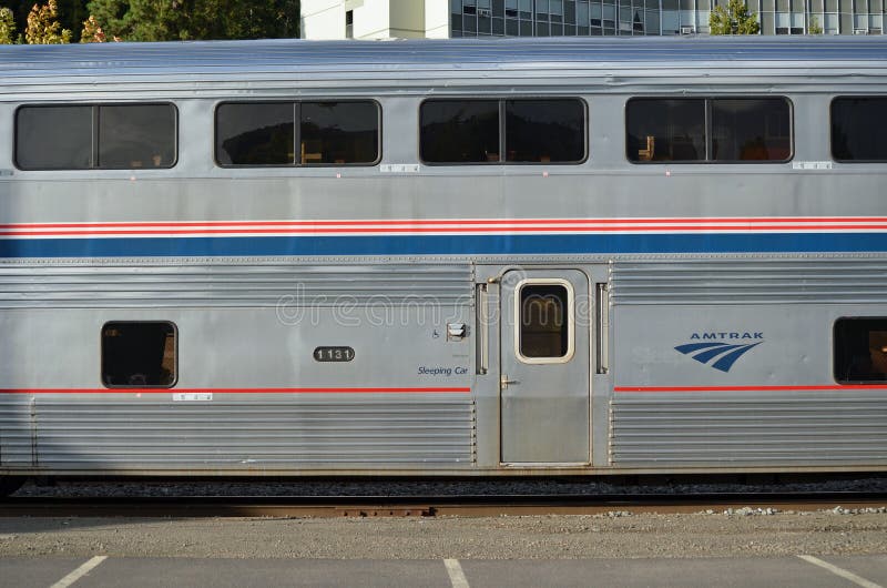Amtrak Train Engine Car editorial image. Image of long 21317740