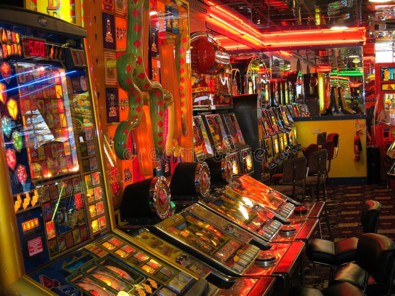 Arcade public hall with gambling machines real money Arcade public hall with gambling machines real money