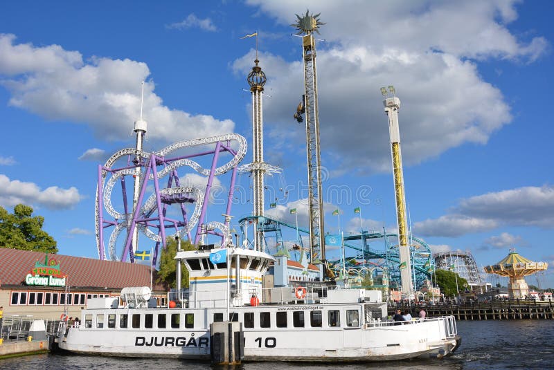 Grona lund in Stockholm.