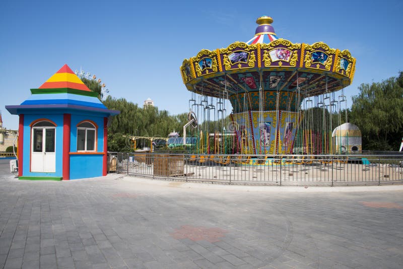 The Amusement Park, Modern Architecture Editorial Stock Photo - Image ...