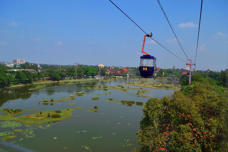 The Amusement Park Ride in Taman Mini Indonesia Indah, Jakarta