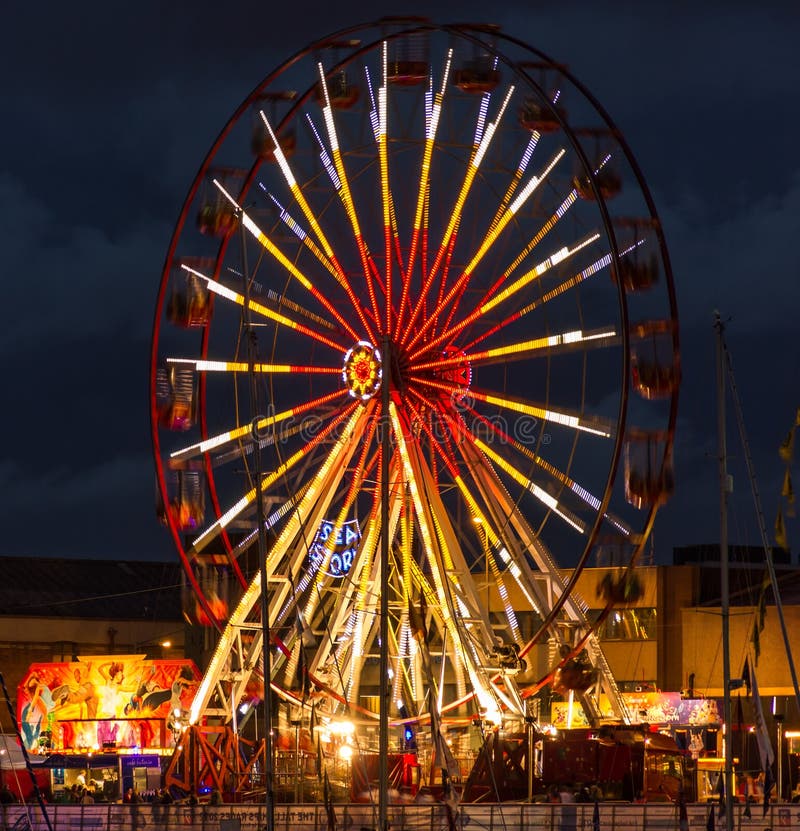 Amusement park. Wheel