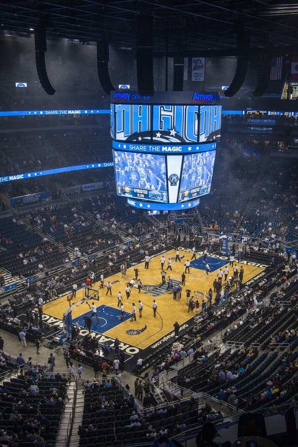 Jogo Basquete Amway Center Orlando Florida Quarta Feira Janeiro 2020 —  Fotografia de Stock Editorial © headlinephotos #405344840