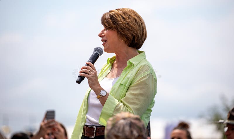 Amy Klobuchar for President stock images Amy Klobuchar for President stock images