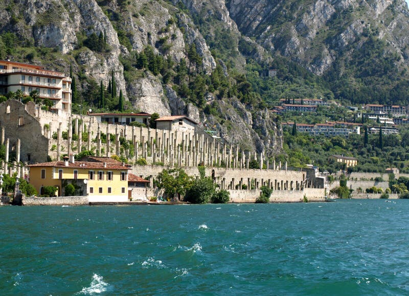 Limone - Lac de Riva del Garda photos stock