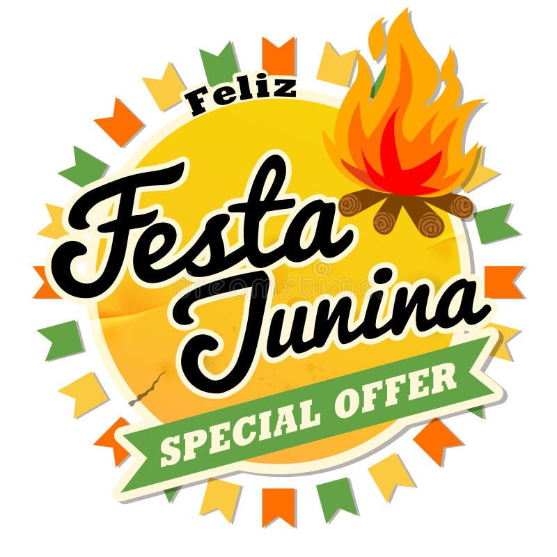 América latina Festa tradicional Junina, el partido de junio del Brasil Diseño inconsútil del estilo retro con el simbolismo del stock de ilustración América latina Festa tradicional Junina, el partido de junio del Brasil Diseño inconsútil del estilo retro con el simbolismo del stock de ilustración