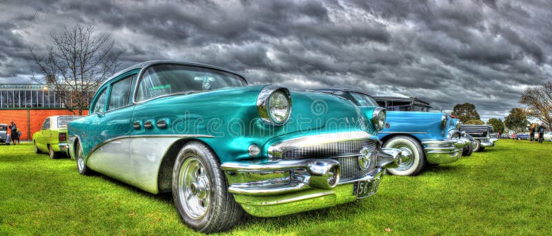 Américain classique Buick des années 1950 image libre de droits