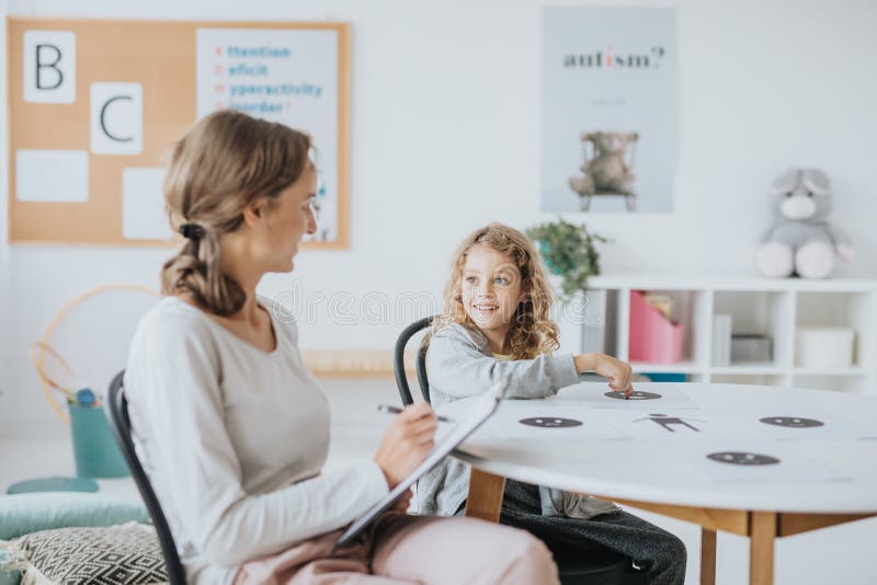 Analisi delle emozioni fotografia stock