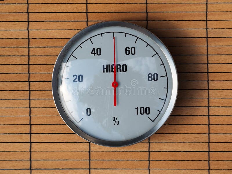 Analog Hygrometer Mechanical Round Hygrometer Humidity Gauge for