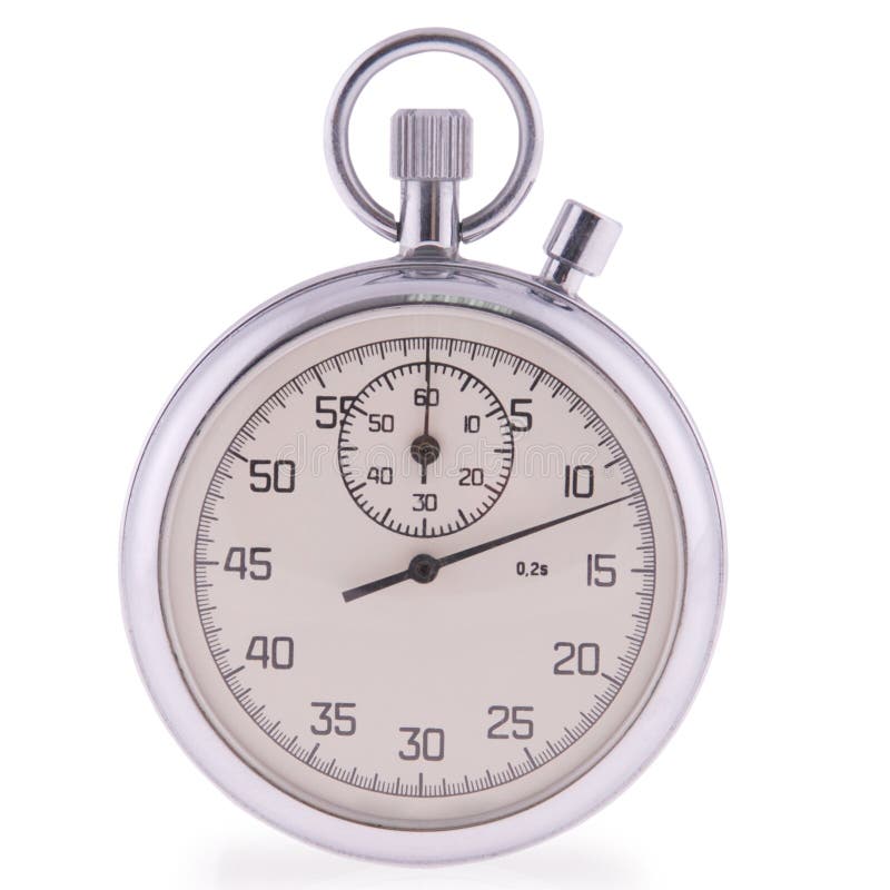 Analog stop watch stock image. Image of time, coach, pocket 1820817