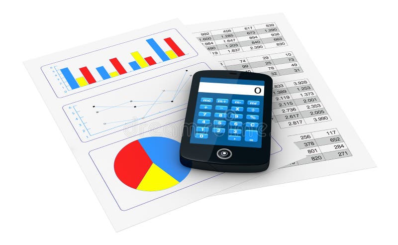 Analyse financière illustration libre de droits Analyse financière illustration libre de droits